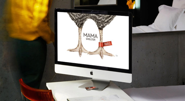 Двухместный номер Standard Mama Shelter Paris East