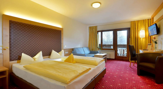 Двухместный номер Standard с балконом Alpenhof Brixen