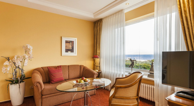 Полулюкс с балконом и с красивым видом из окна Büngers Apartment-Hotel mit Gartensauna - modern, gemütlich und strandnah