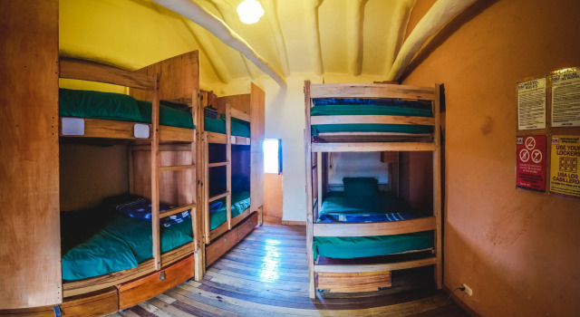 Łóżko w pokoju wieloosobowym Loki Hostel Cusco