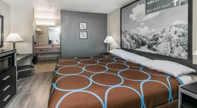 Двухместный номер Standard Super 8 by Wyndham Arlington Near AT&T Stadium