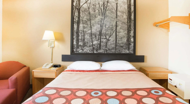 Standard- dobbelt værelse Super 8 by Wyndham Lexington VA