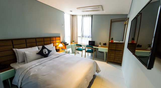 Двухместный номер Deluxe Hotel The Designers Jongro