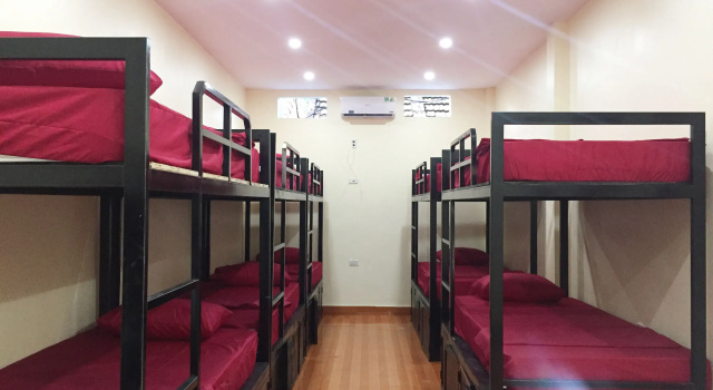 Кровать в общем номере Tam Coc Central Bungalow - Hostel