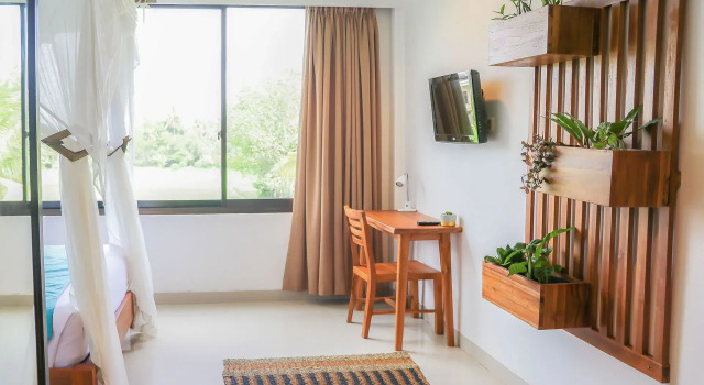 Двухместный номер Standard с балконом и с красивым видом из окна Puri Garden Hotel & Hostel