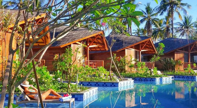Номер Standard c 1 комнатой с видом на залив Gili Air Lagoon Resort By Waringin Hospitality