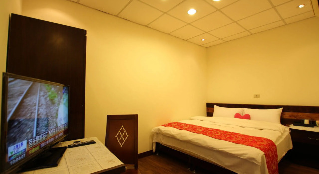 Кровать в общем номере Tanxiang Resort Hotel Sun Moon Lake Harbour - Sun Moon Lake Pier