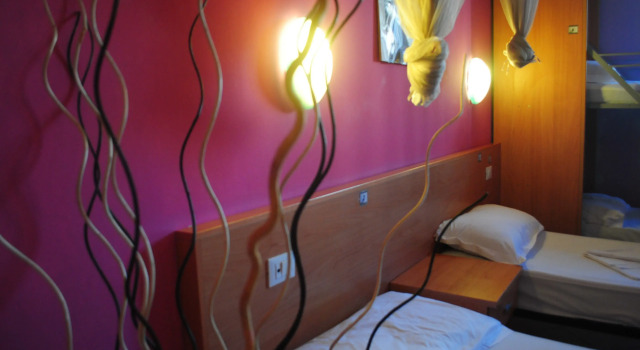Кровать в общем номере Ciak Hostel
