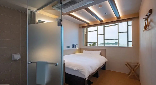 Двухместный номер Standard с видом на океан DarakHyu Yeosu Capsule Hotel by WALKERHILL