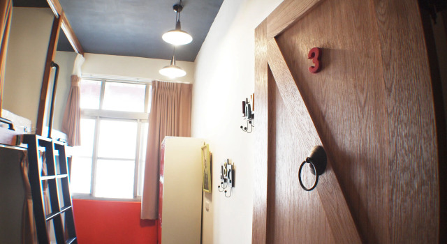 Кровать в общем номере Knock Knock Hostel