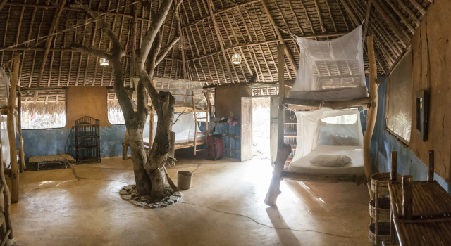 Кровать в общем номере Distant Relatives Ecolodge & Backpackers