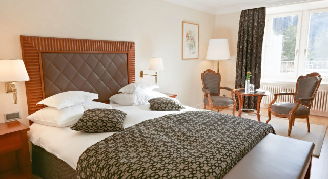 Одноместный номер Deluxe Grand Hotel Kronenhof