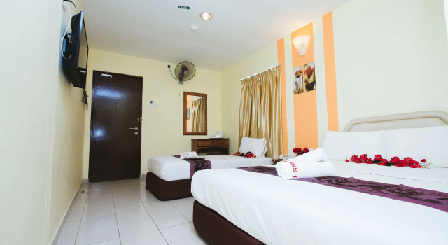 Camera tripla familiare Standard 1 camera da letto Sun Inns Hotel Sunway City Ipoh