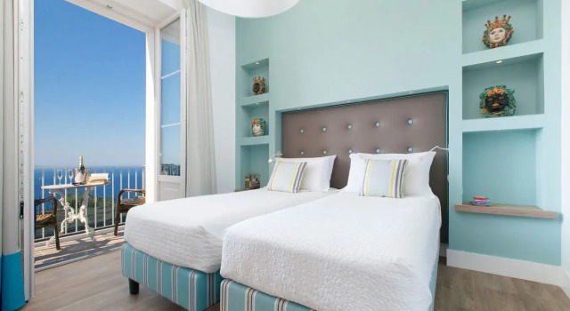 Двухместный номер Deluxe с видом на море Relais Palazzo del Barone
