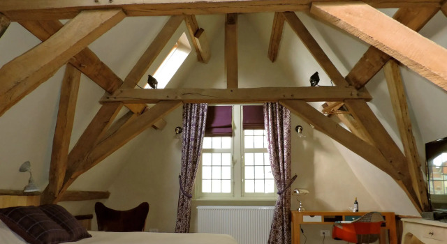 Двухместный номер Deluxe с видом на город B&B Saint-Sauveur Bruges
