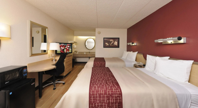Четырёхместный номер Deluxe Red Roof Inn Chicago - Joliet