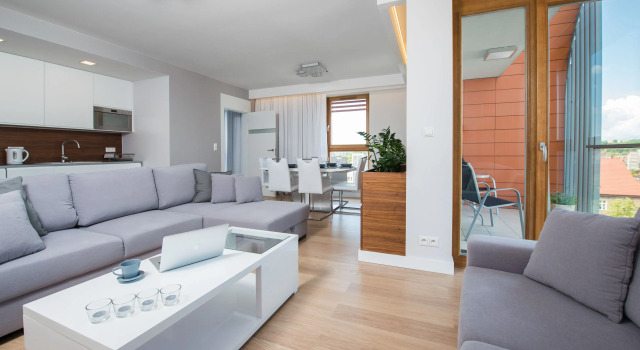 Superior Apartment 1 Schlafzimmer mit Balkon Apartamenty Apartinfo Aura