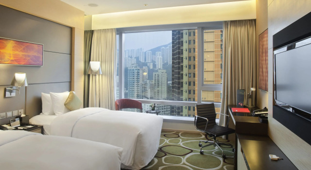 Двухместный номер Standard Crowne Plaza Hong Kong Causeway Bay by IHG