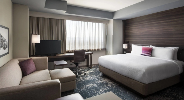 Двухместная студия с видом на горы Courtyard by Marriott Phoenix Downtown