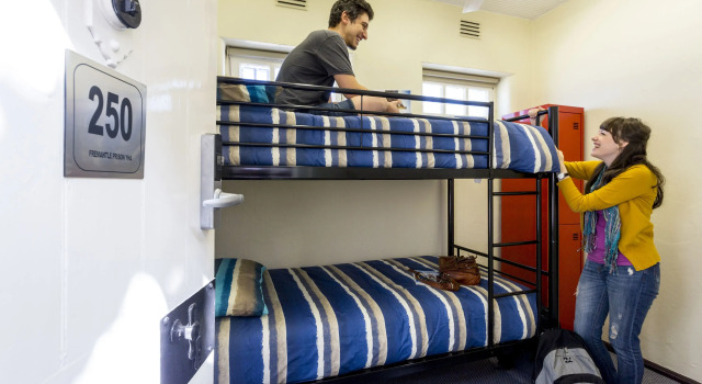 Двухместный номер Standard YHA Fremantle Prison