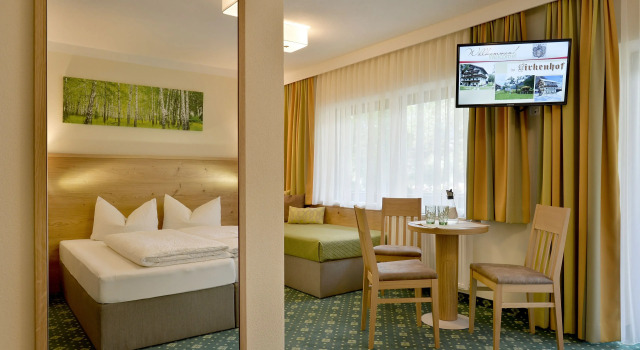 Трёхместный номер Standard с балконом Hotel Garni Birkenhof