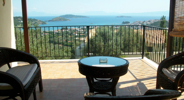 Апартаменты c 1 комнатой с видом на море Apartments Villa L&M Skiathos