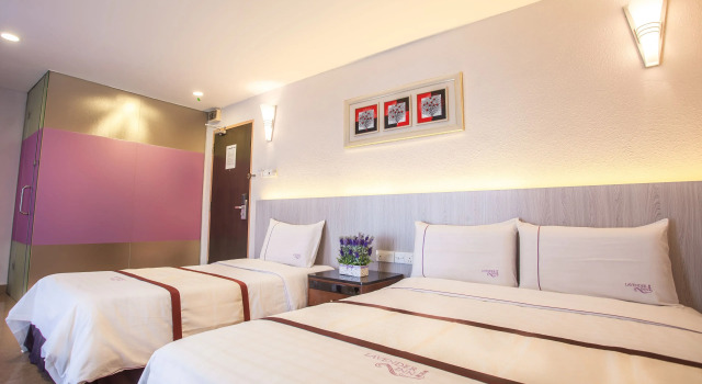 Семейный номер Deluxe Lavender Inn Nusa Bestari
