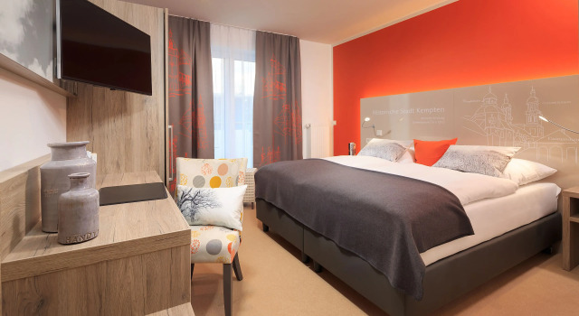 Двухместный номер Standard с балконом Allgäu Art Hotel