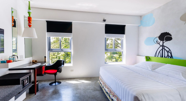 Двухместный номер Deluxe Canvas Boutique Hotel