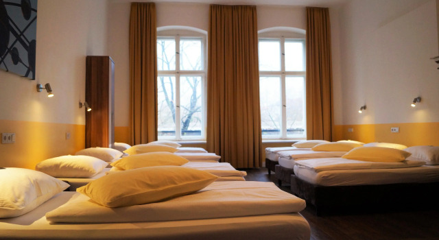 Кровать в общем номере Grand Hostel Berlin Classic