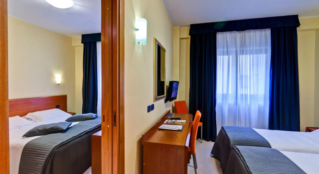 Номер Family Connecting Standard Best Western Blu Hotel Roma