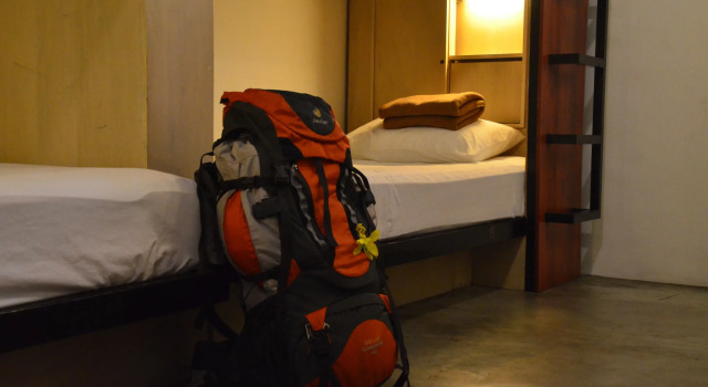 Кровать в общем номере BackHome Kuala Lumpur Hostel