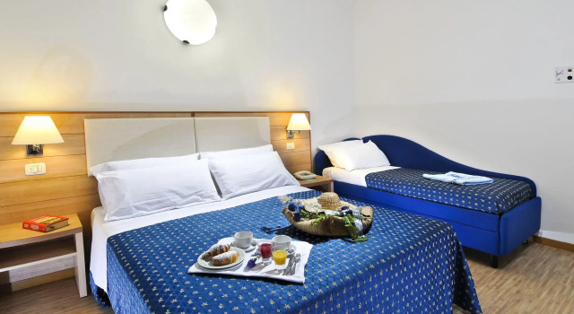 Трёхместный номер Standard с видом на море Hotel Losanna
