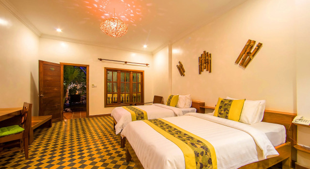 Двухместный номер Deluxe с видом на бассейн Le Jardin dAngkor Hotel & Resort