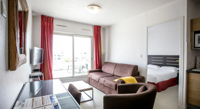 Апартаменты c 1 комнатой Appart Hôtel Le Liberté Vannes Centre-Ville