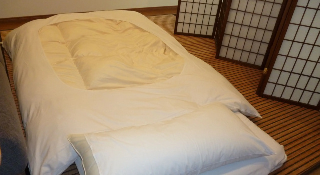 Кровать в общем номере Erry's Guesthouse Sapporo