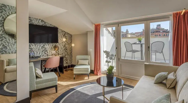 Двухместный люкс Colosseo Terrace H10 Palazzo Galla