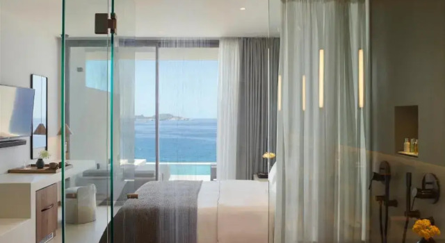 Двухместный люкс Premium Deluxe с видом на море Domes White Coast Milos, Adults Only