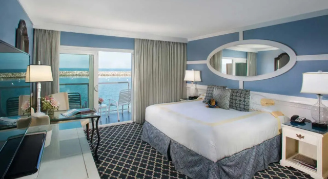Двухместный номер oceanside The Portofino Hotel & Marina, a Noble House Hotel