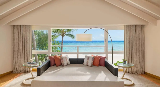 Вилла с бассейном Beach Дуплекс с 2 комнатами JW Marriott Maldives Resort & Spa