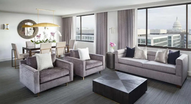 Двухместный люкс с 2 комнатами Hilton Washington DC Capitol Hill