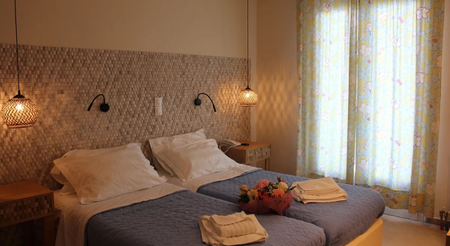 Двухместный номер с видом на горы Dassia Beach Hotel