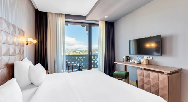 Двухместный номер с террасой Deluxe Amante Narikala Boutique Hotel