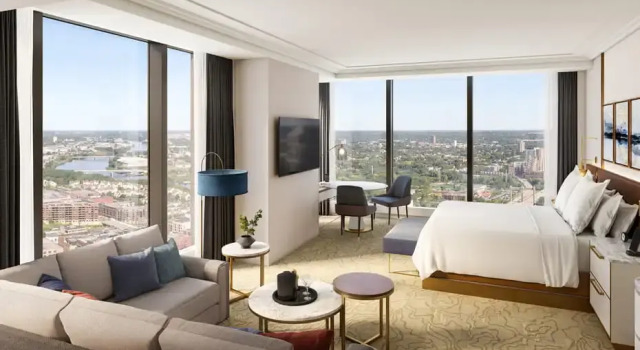 Люкс Corner Executive с 2 комнатами Отель Four Seasons Minneapolis