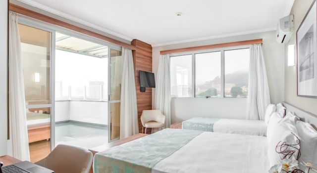 Номер Top с видом на море Iate Hotel Centro Florianópolis by RB Hotelaria