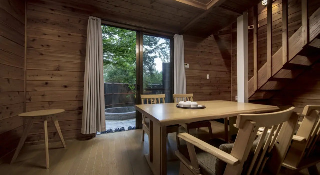 Номер в коттедже Cottage-Style room Building A with Open-Air Bath Japanese-Style Fujiyama Inn Conifer
