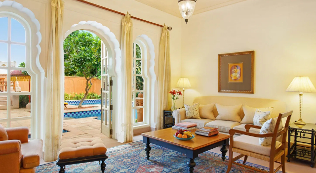 Вилла Luxury с собственным бассейном The Oberoi Rajvilas Jaipur