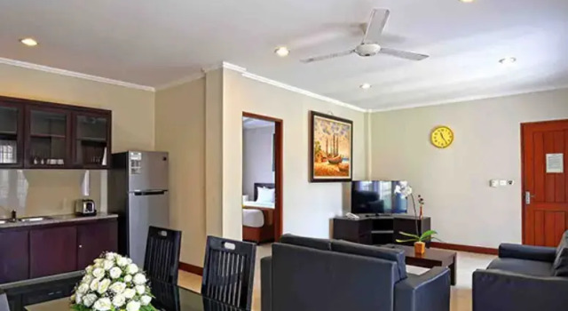 Апартаменты Deluxe с 2 комнатами Kuta Town House Apartments