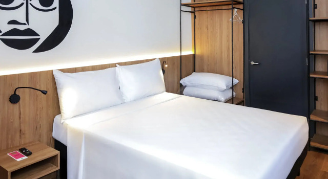 Двухместный номер с частичным видом на море ibis Styles Maceió Pajuçara
