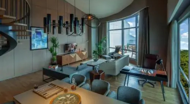 Шестиместный Penthouse с 3 спальнями Somerset Maslak Istanbul